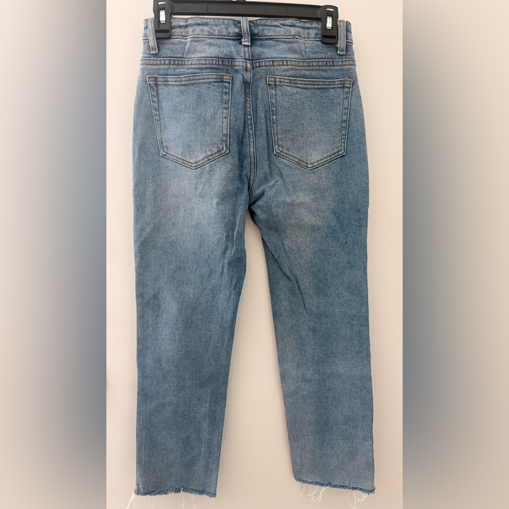 Signature8 Two-Tone Light and Dark Blue Patch Jeans - Picture 5 of 6